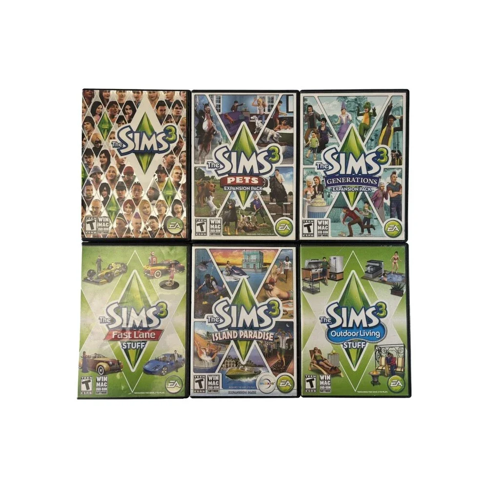 Sims 3 PC Lot Base Pets Generations Island Paradise +2